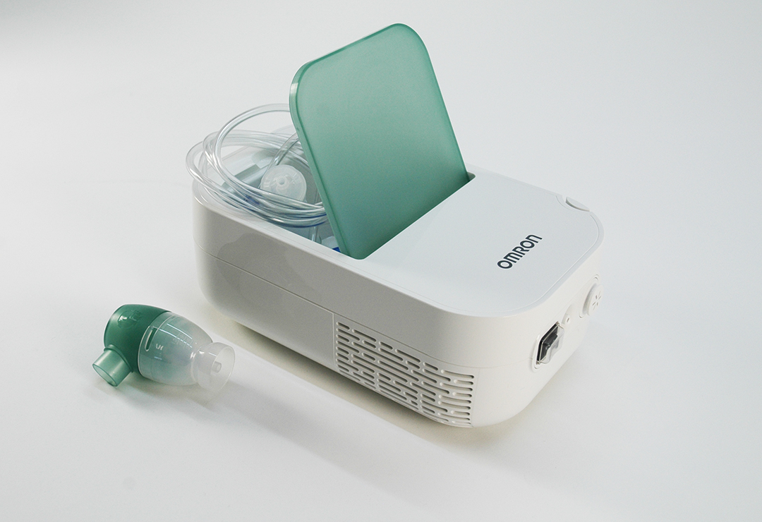 Omron DuoBaby: zur Behandlung der oberen oder unteren Atemwege & mit Nasensauger