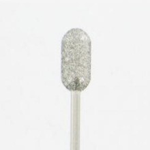 Diamond Large Barrel Shaped Burr easily covers the entire surface of the nail, giving it a consistent thinness.