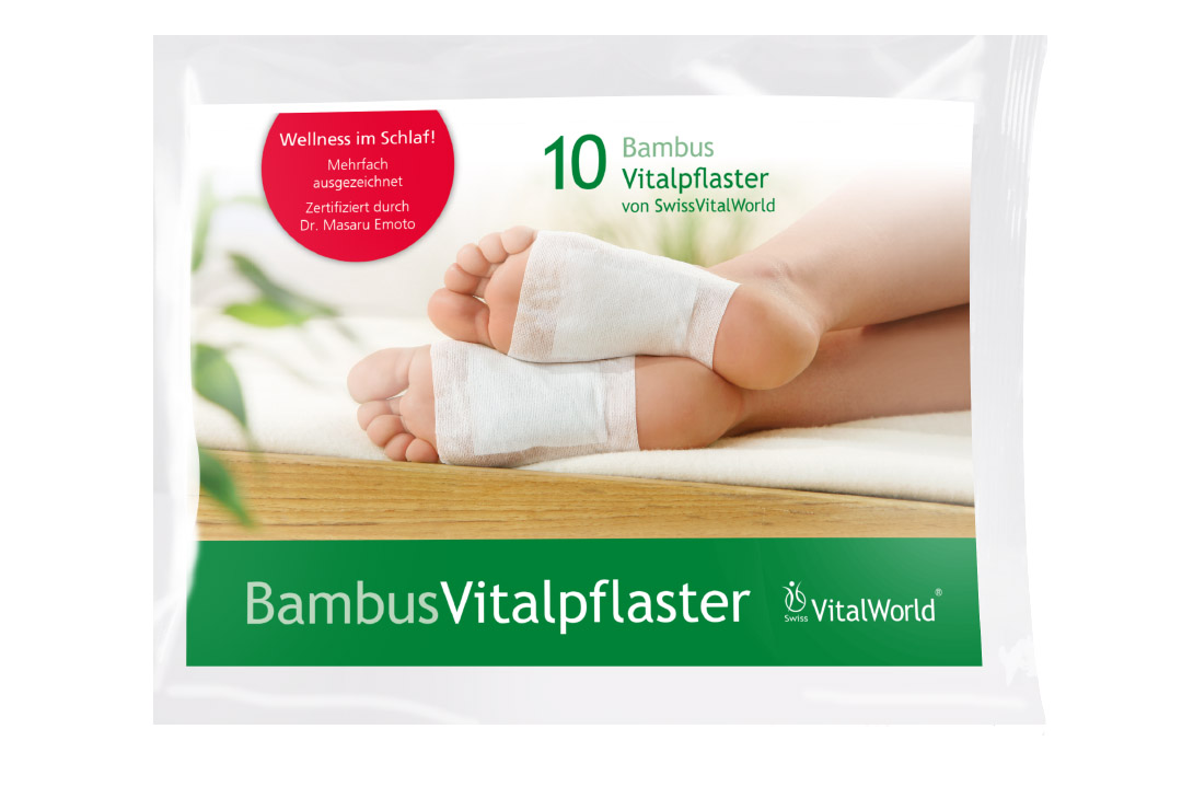 SwissVitalWorld bamboo vital plasters detoxify the body overnight