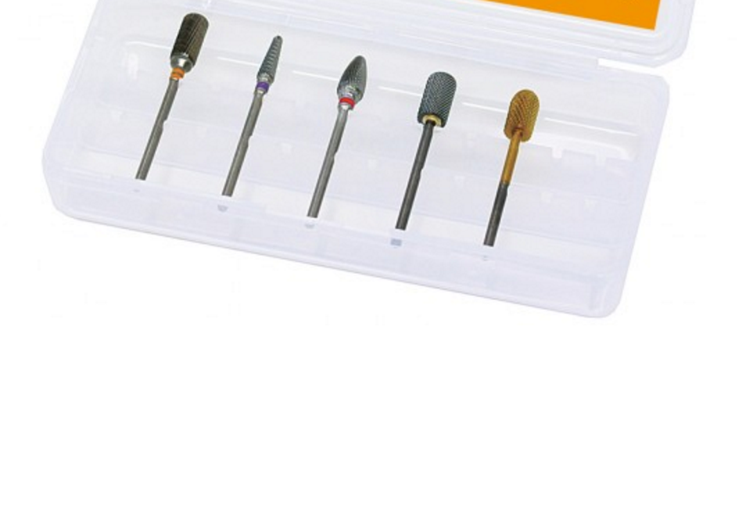 Set abrasivo Promed 'HM-Bitset Pro' con punte di alta qualità per nail art creative