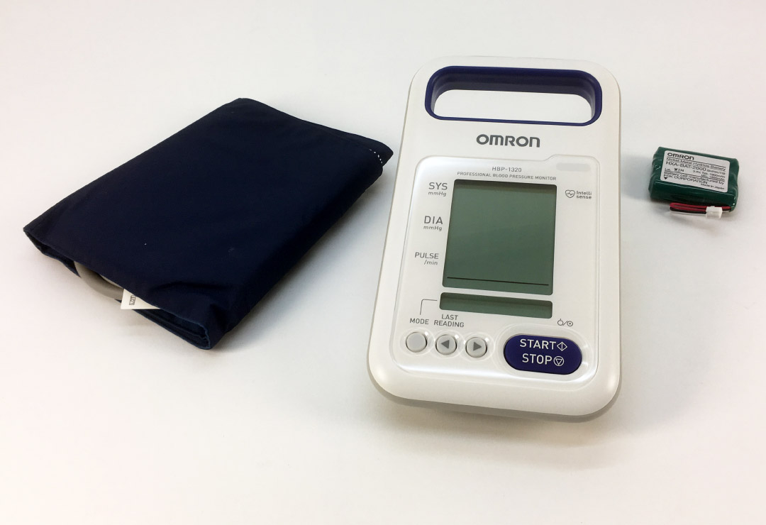 Upper arm blood pressure monitor Omron HBP-1320 with small cuff