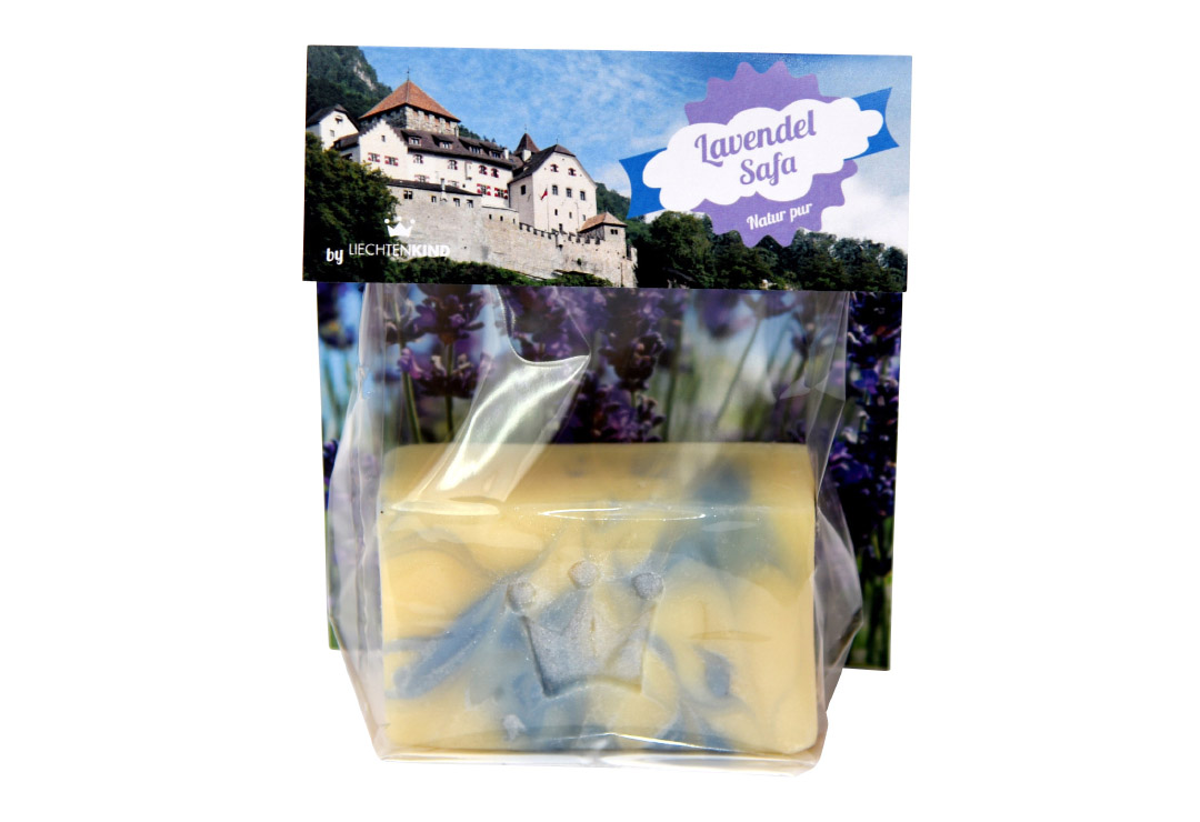 Liechtenkind lavender natural soap, vegan with BIO shea butter and castor oil