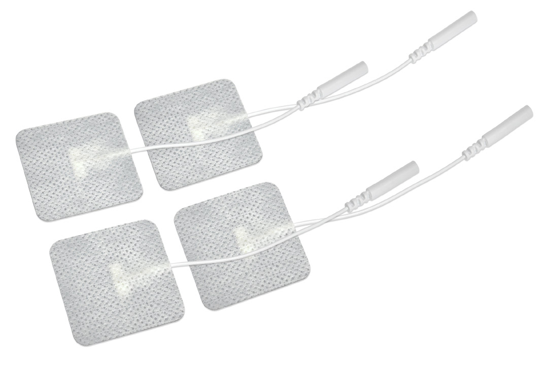 TENS replacement electrodes for Promed EMT6 in standard size: 4 pcs, 40x40 mm