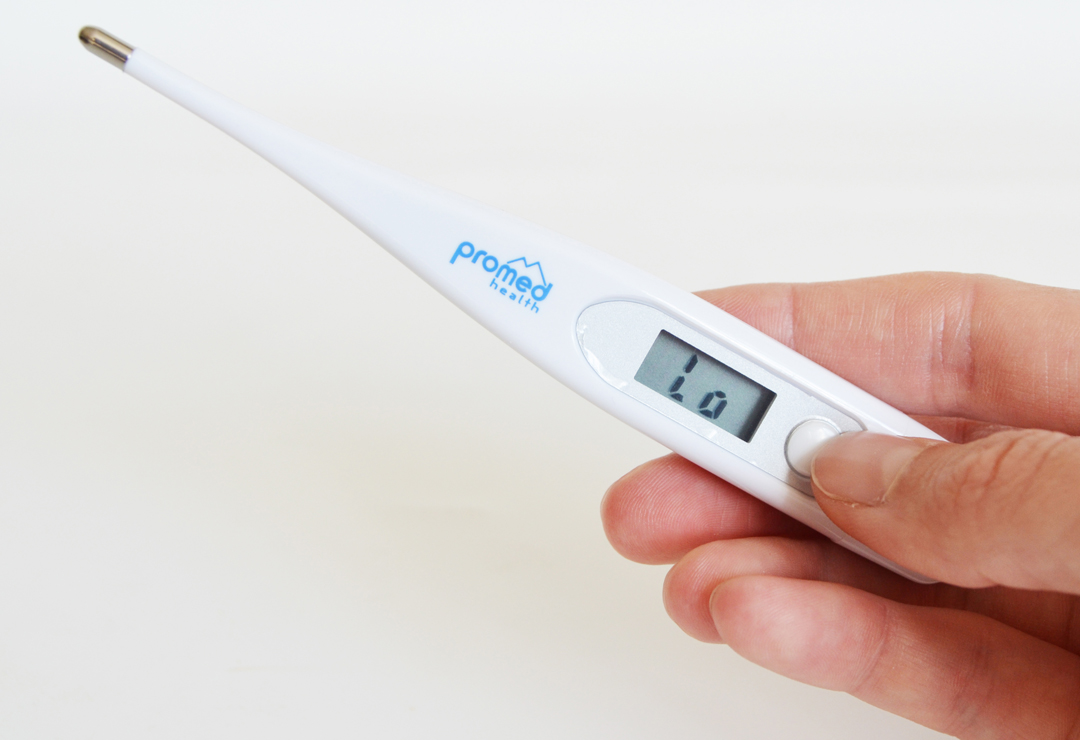 The digital clinical thermometer Medisana Promed PFT-3.7 is easy to use
