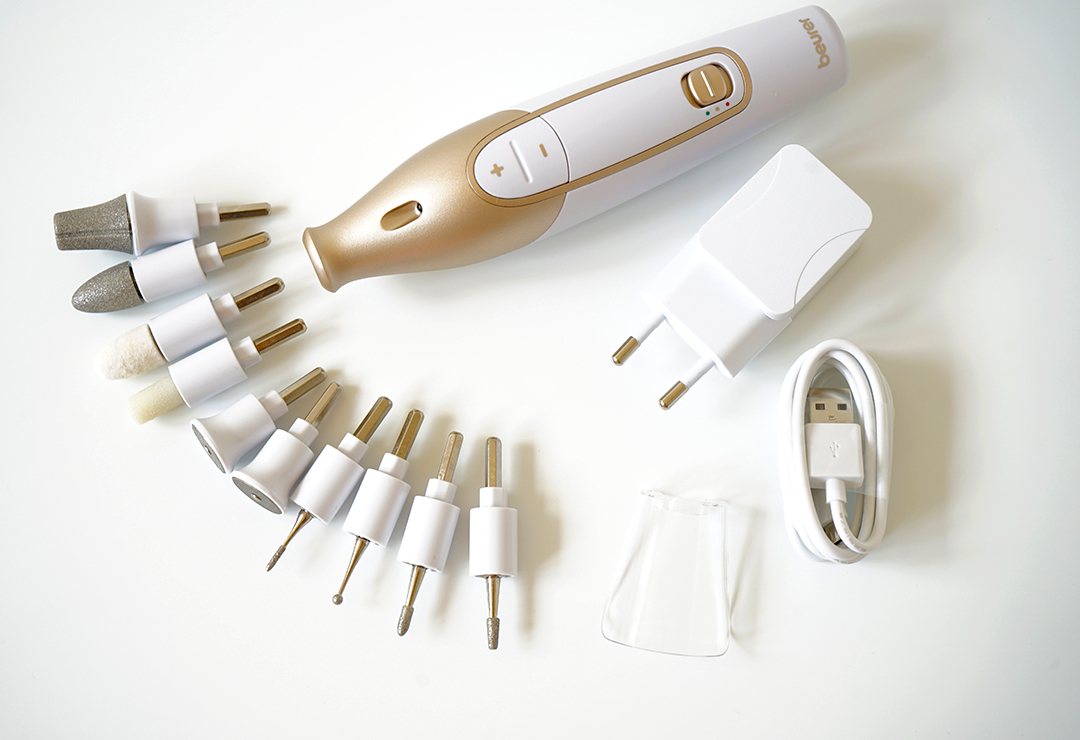 Beurer MP64 Manicure/Pedicure Set: perfectly equipped with a powerful device and ten attachments