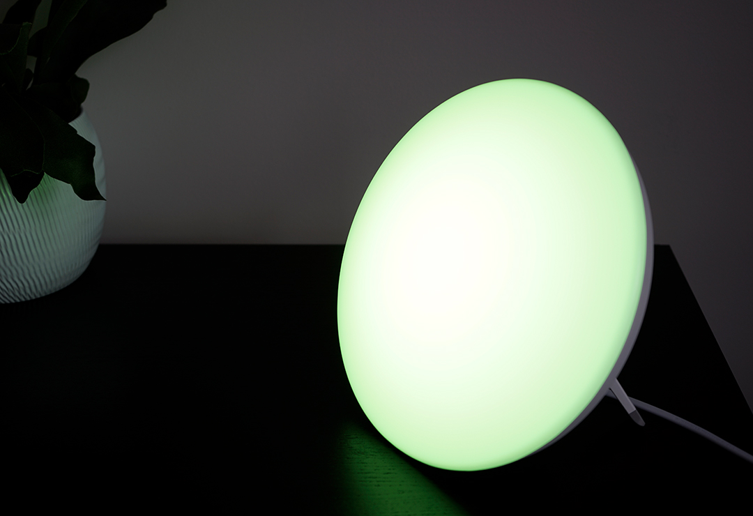 The wellness light of the Medisana LT500 includes a color change in 4 colors