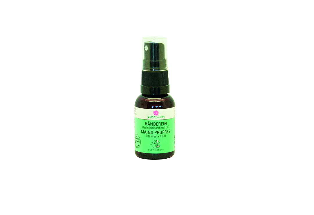 Händerein organic disinfectant spray in convenient size to take with you