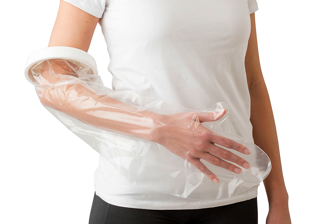Cubitumed Shower cover and protection for the plaster cast that can be used on the arm or leg