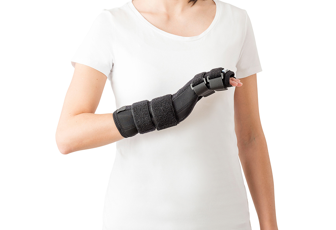 With the Manufixe wrist orthosis, the phalanges can also be stabilized