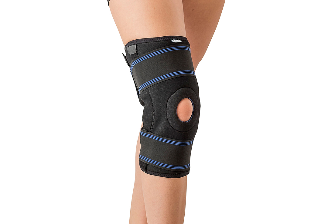 L'ortesi dell'articolazione del ginocchio Genufix può essere indossata sul ginocchio destro o sinistro