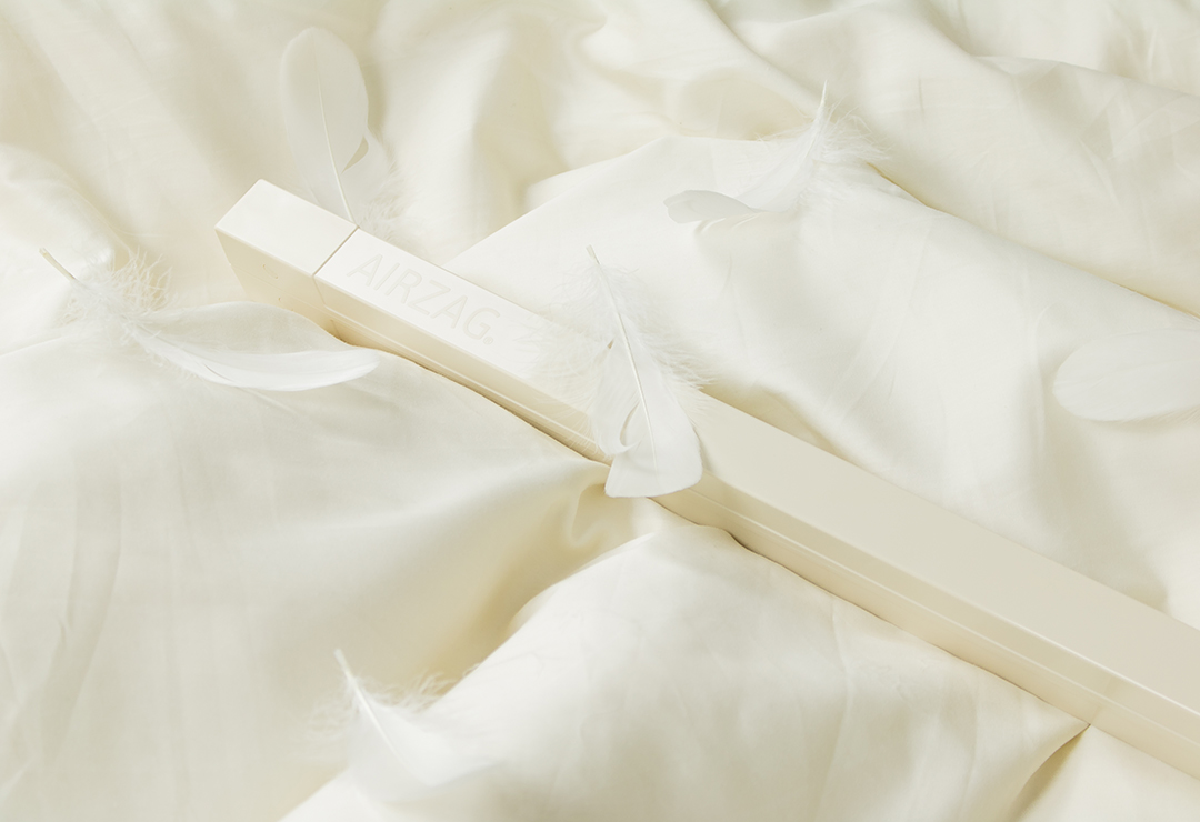 Airzag - une solution esthétiquement belle pour l'aération quotidienne du lit