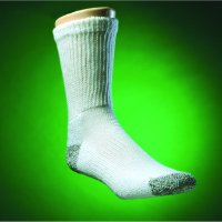 Silver Knit Sock - flat toe stitching for seam-free feel!