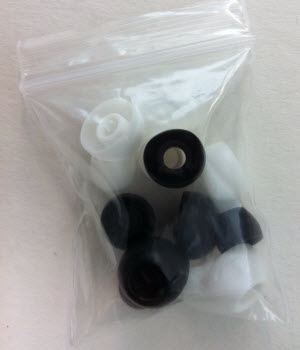 Valkee1 silicon ear plugs - only for Valkee 1